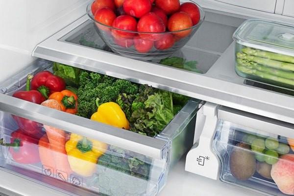 Bảo quản rau xanh tươi ngon trong tủ lạnh gia đình